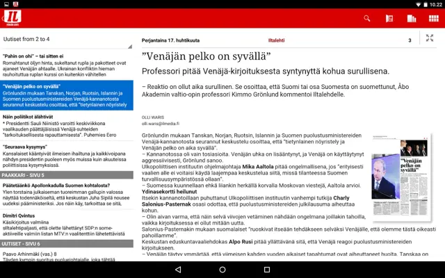 Iltalehti android App screenshot 3