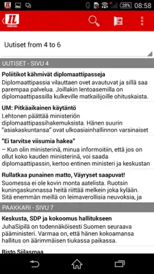 Iltalehti android App screenshot 7